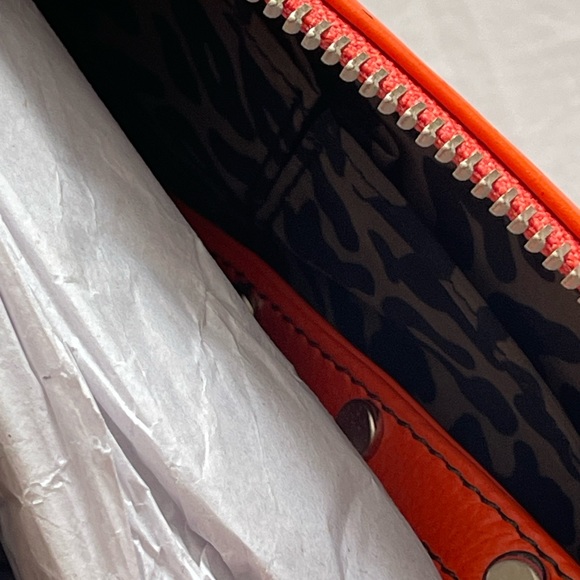 Rebecca Minkoff Mac Clutch Bag in Orange - Picture 12 of 17